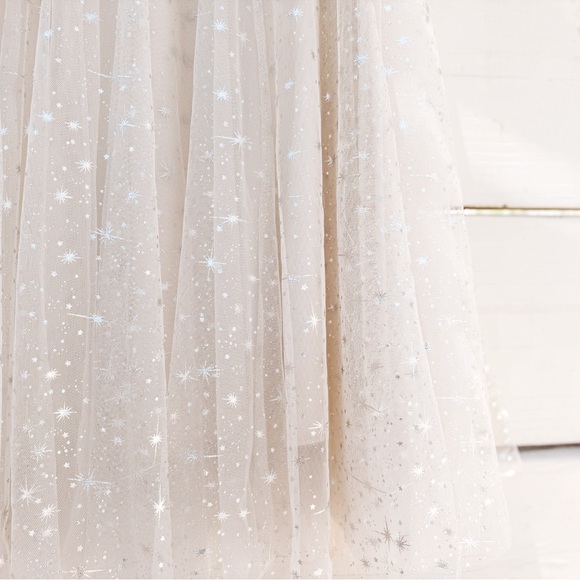 🦢 Sparkly Starburst Constellation Midi Skirt - Picture 3 of 3